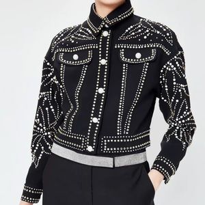Studded Black Fashion Jacket